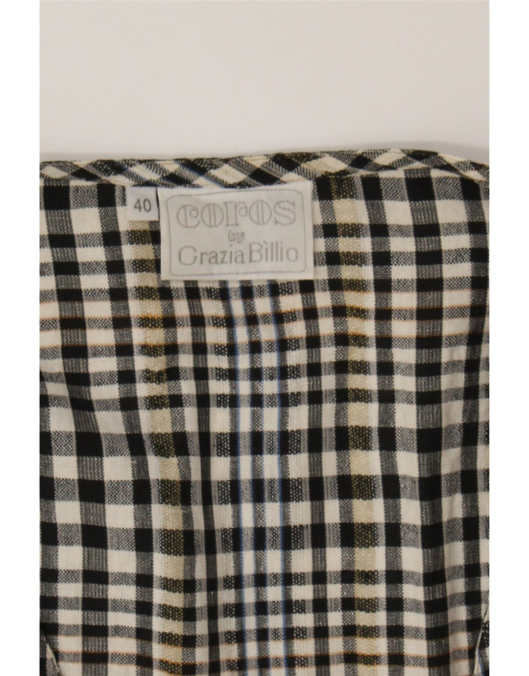 VINTAGE Womens Oversized Cardigan Top EU 40 Medium Multicoloured Check Vintage Vintage and Second-Hand Vintage from Messina Hembry 