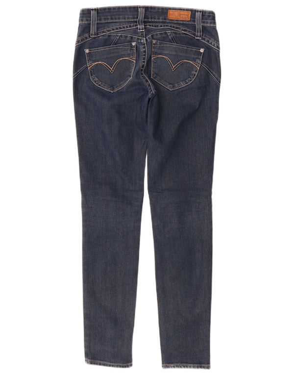 Jeans skinny a vita bassa da donna Levi's W26 L29 cotone blu navy