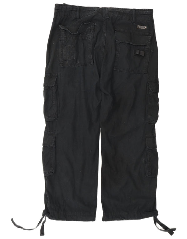 Pantaloncini cargo regolari dritti da uomo Brandit XL W38 L28 cotone nero