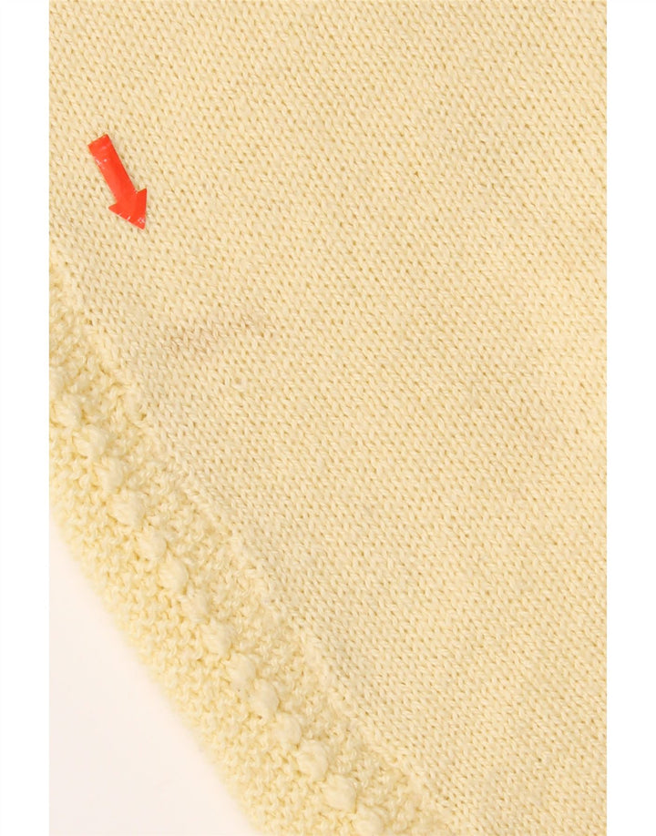 Canottiera vintage da donna UK 14 grande gialla