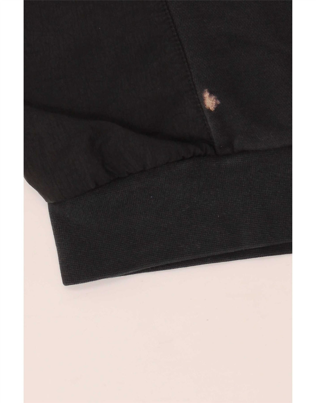 Felpa con grafica Nike da uomo, piccola, in cotone color block nero