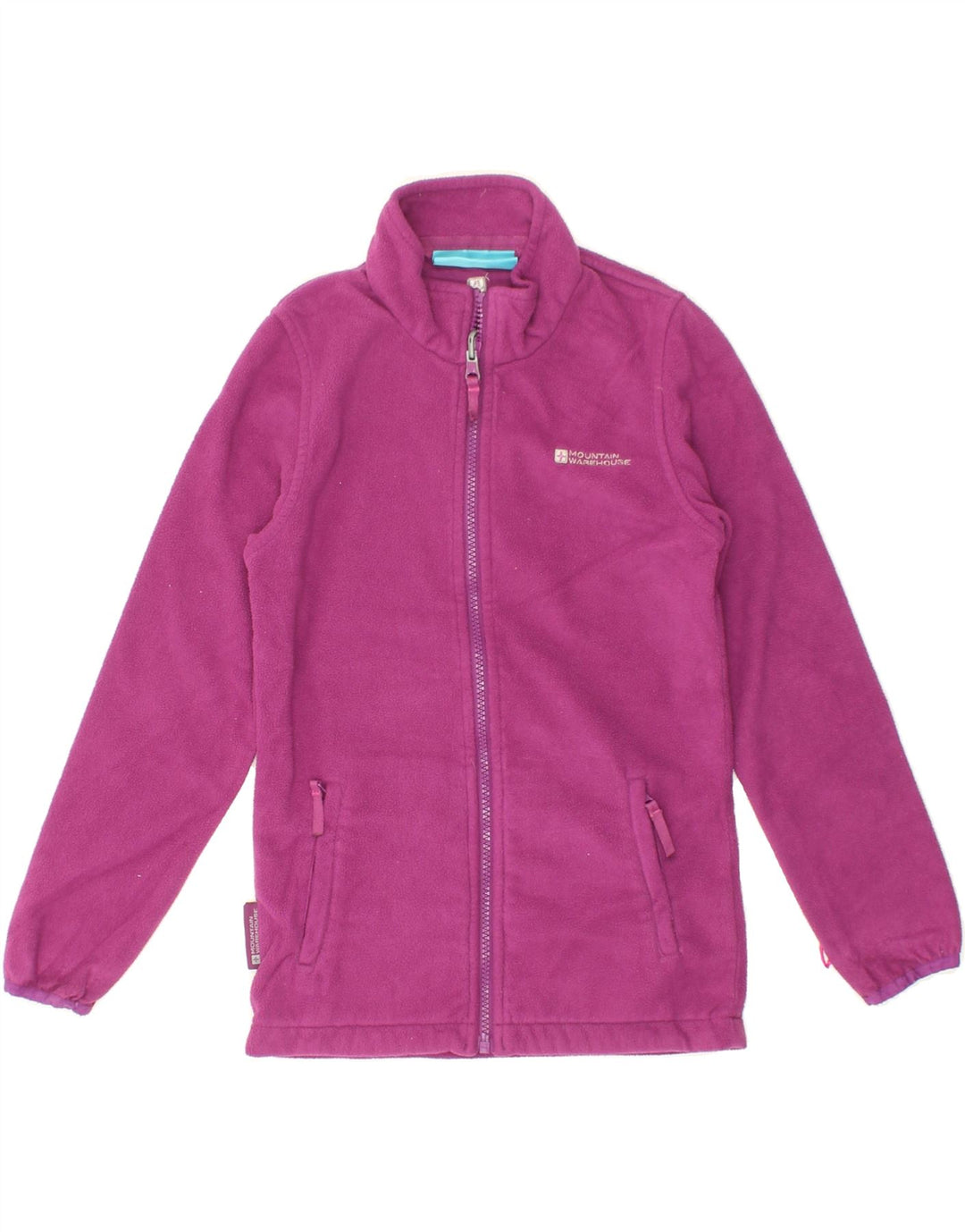 MOUNTAIN WAREHOUSE Girls Fleece Jacket 9-10 Years Purple Polyester Vintage Mountain Warehouse and Second-Hand Mountain Warehouse from Messina Hembry 