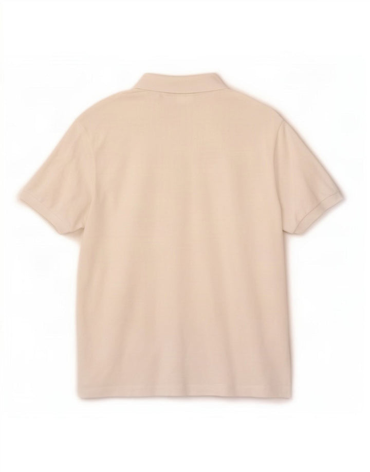 Polo da uomo Lacoste taglia 3 piccola in cotone bianco