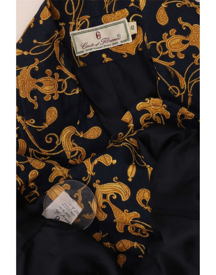 Giacca blazer a 3 bottoni da donna Conte of Florence IT 42 Blu navy medio