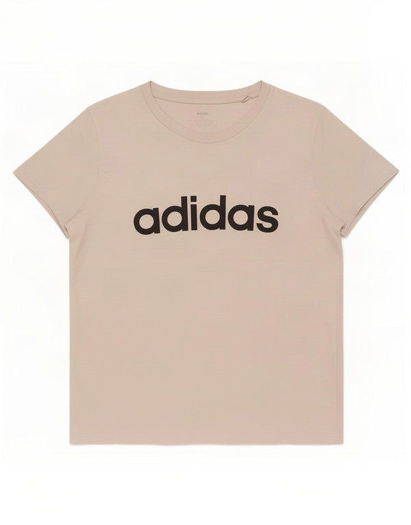 T-shirt grafica da donna Adidas Top UK 20/22 XL cotone bianco