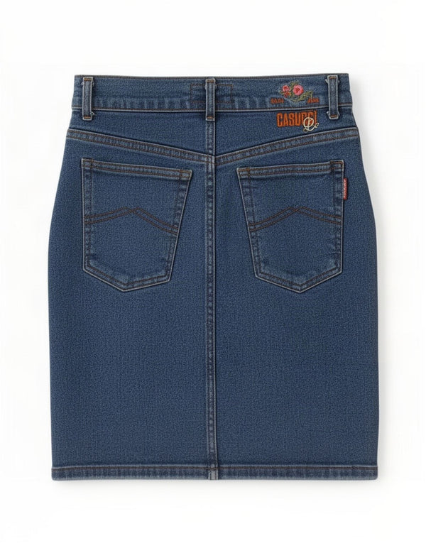 Gonna in denim da donna Casucci IT 48 XL W28 Blu