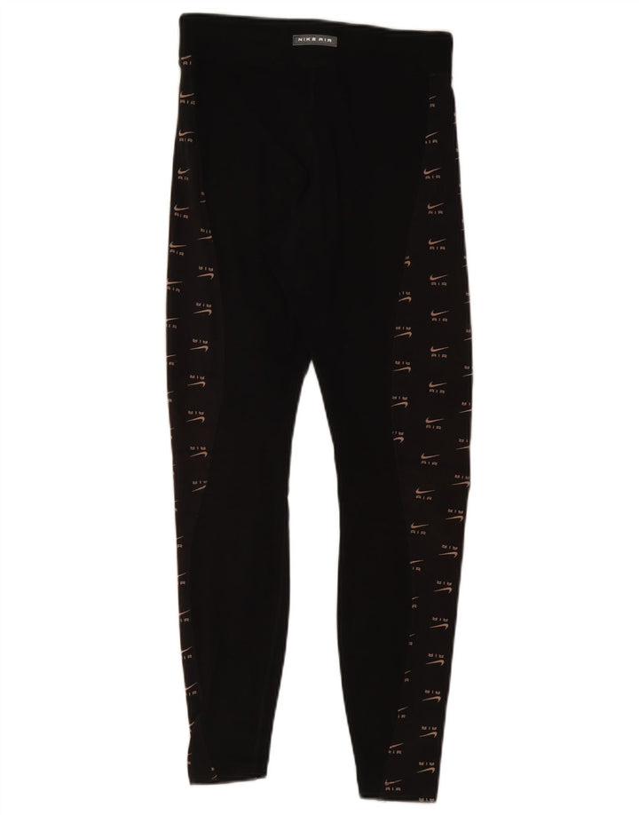 Leggings grafici da donna Nike UK 10 piccoli neri