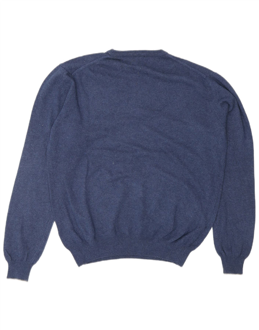 HENRY COTTONS Maglione da uomo girocollo in lana medio blu navy