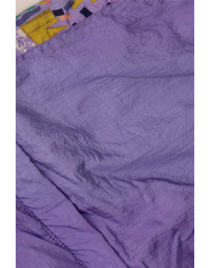 Giacca da ginnastica da uomo con motivo astratto Orso Poeta XL viola in poliammide