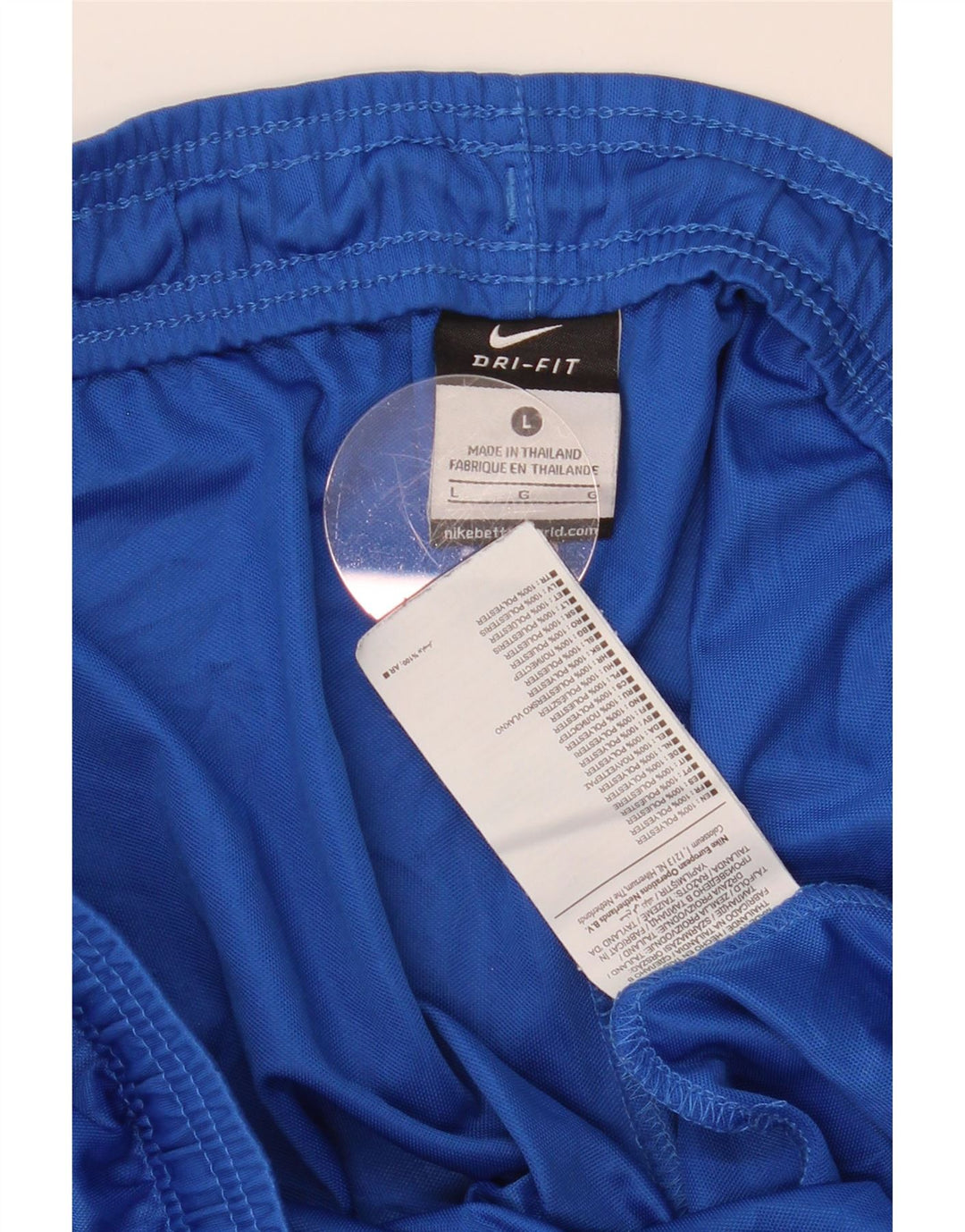 Pantaloncini sportivi NIKE Dri Fit da uomo, grandi, in poliestere blu