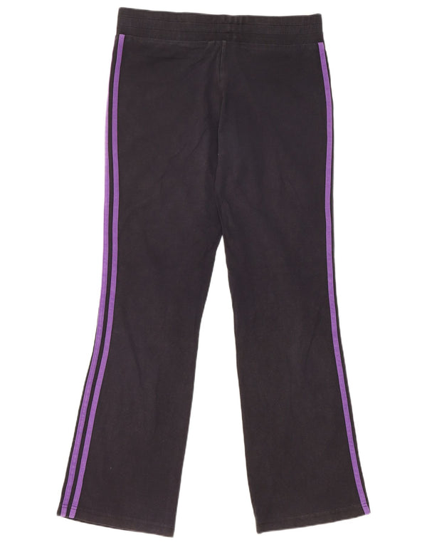 Pantaloni della tuta da donna Adidas UK 12 medio cotone blu navy
