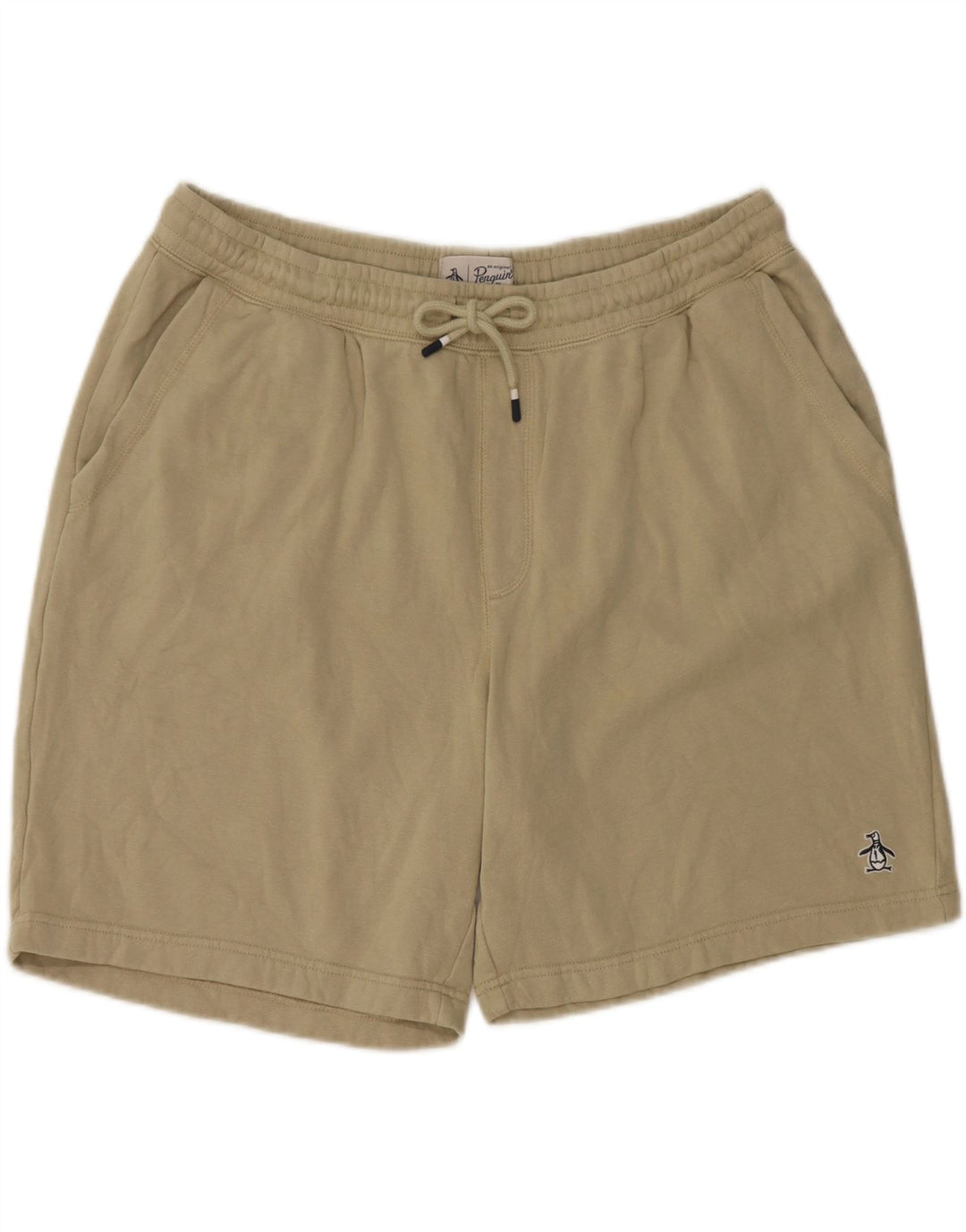 Pantaloncini sportivi da uomo Penguin XL in cotone beige