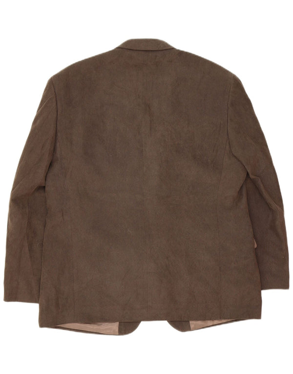 Giacca blazer a 3 bottoni da uomo Marks & Spencer UK 42 grande marrone classica