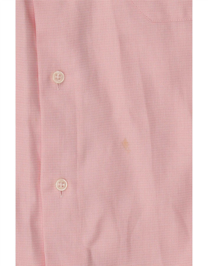 Camicia da uomo Balmain taglia 41/42 grande in cotone rosa