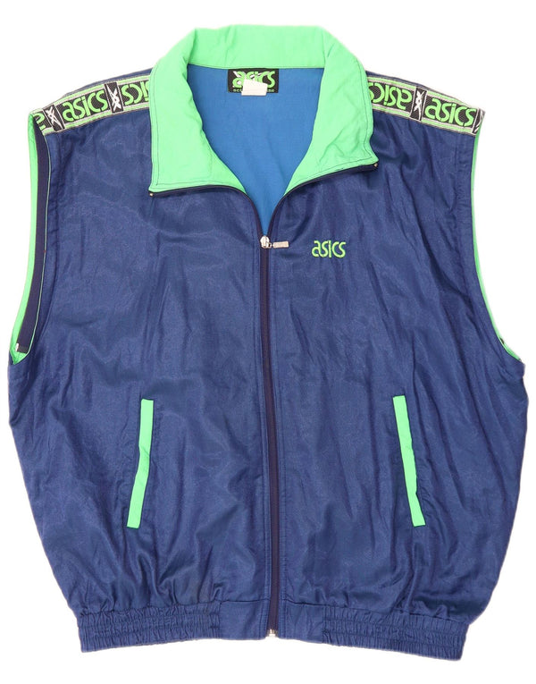 Giacca sportiva ASICS da uomo con grafica IT 54 XL Blu Colourblock