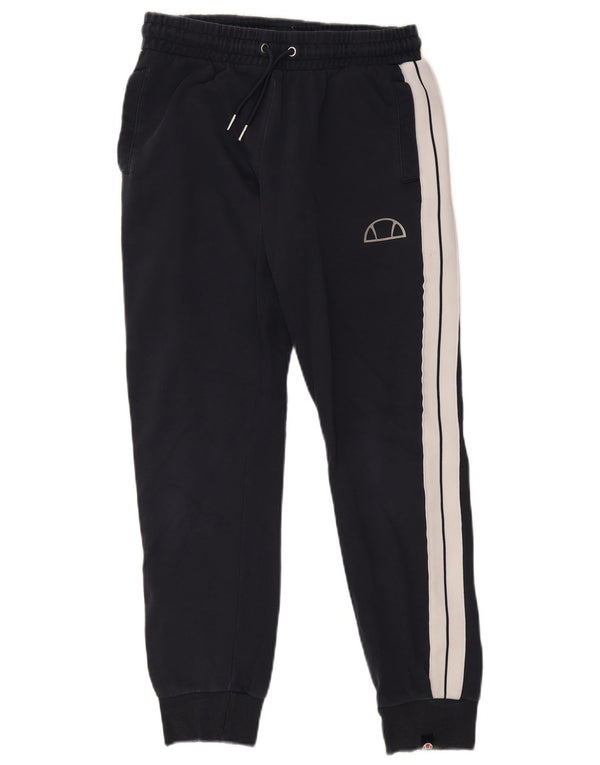 Pantaloni da tuta da uomo Ellesse Joggers medi in cotone color block blu navy