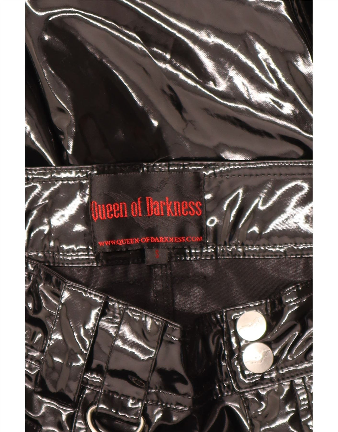 QUEEN OF DARKNESS Gonna lunga da donna a trapezio piccola W28 nera gotica