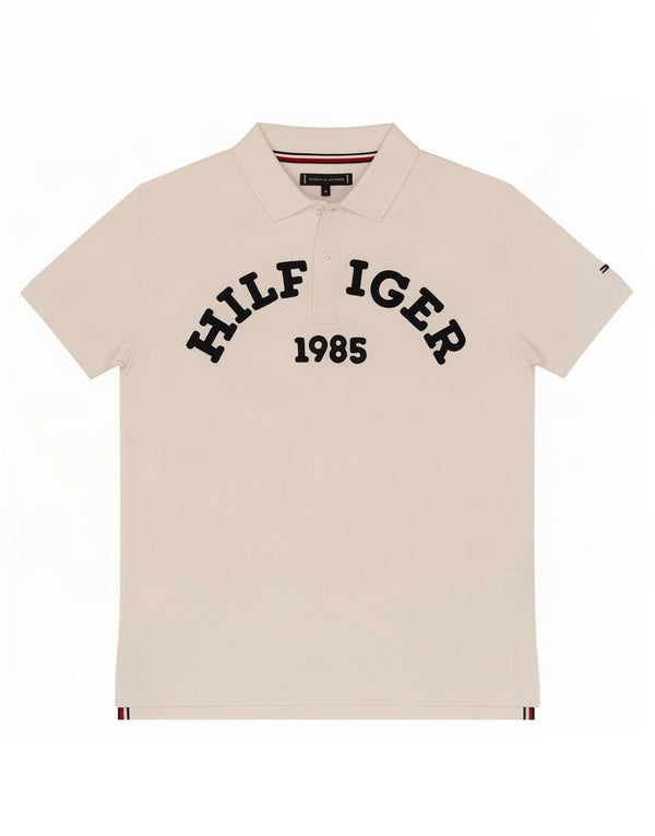 Polo grafica per ragazzi Tommy Hilfiger 13-14 anni in cotone bianco