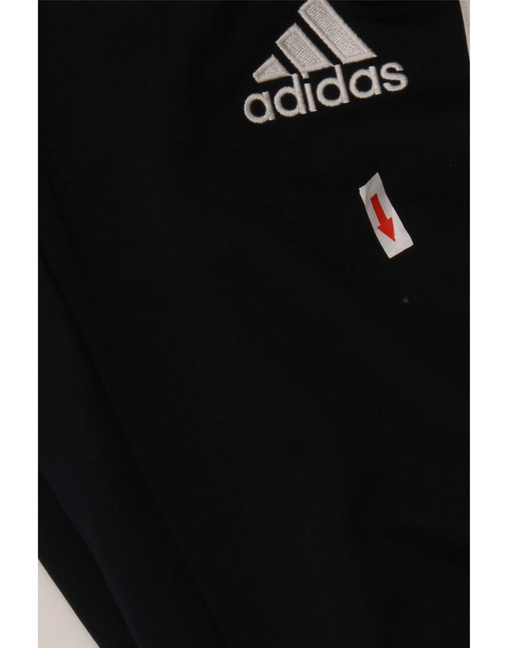 Pantaloni della tuta da ragazzo Adidas 13-14 anni in poliestere blu navy