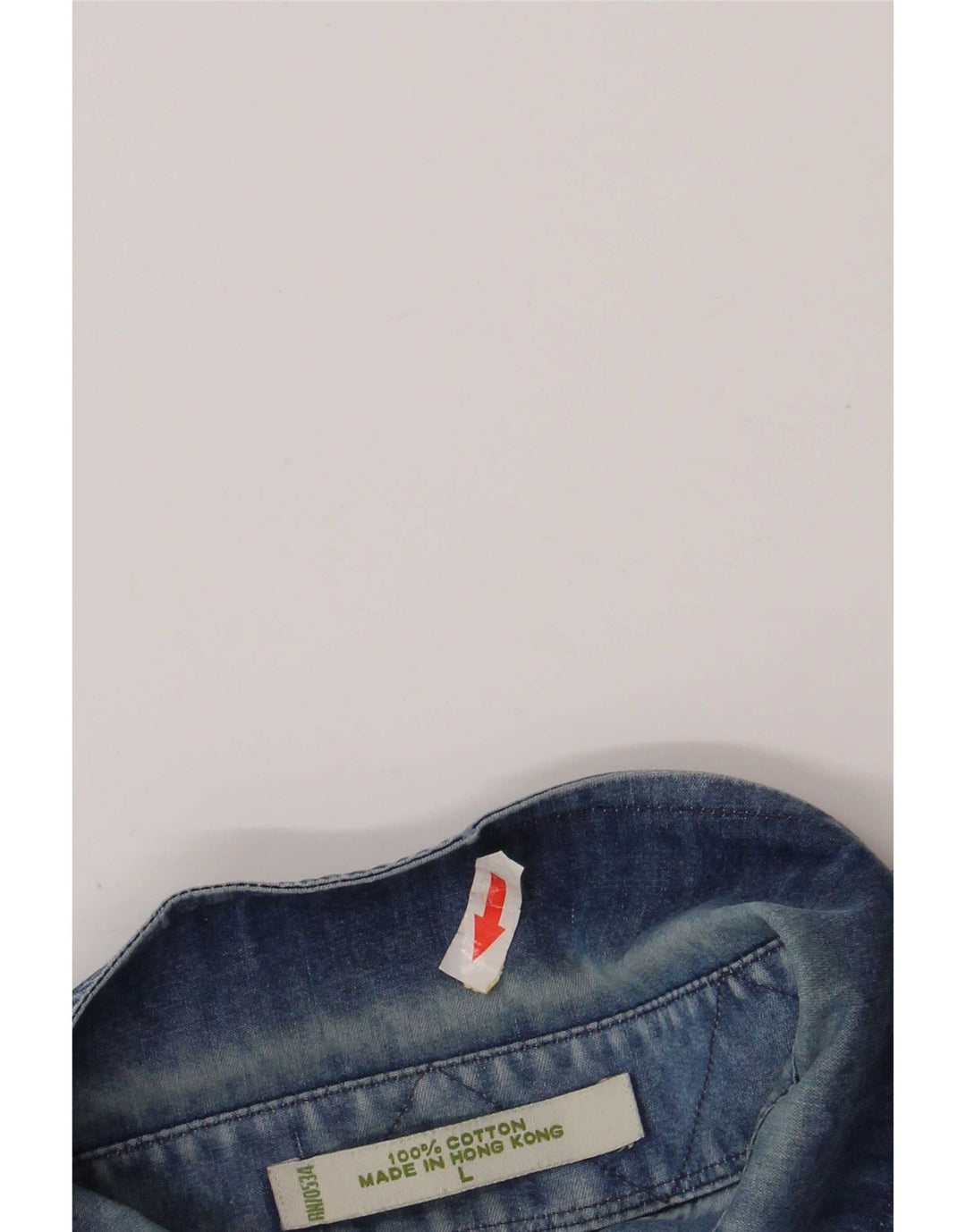 Camicia Orvis Uomo Large Blu Cotone