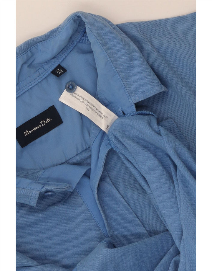 Camicia Uomo Massimo Dutti XL Cotone Blu