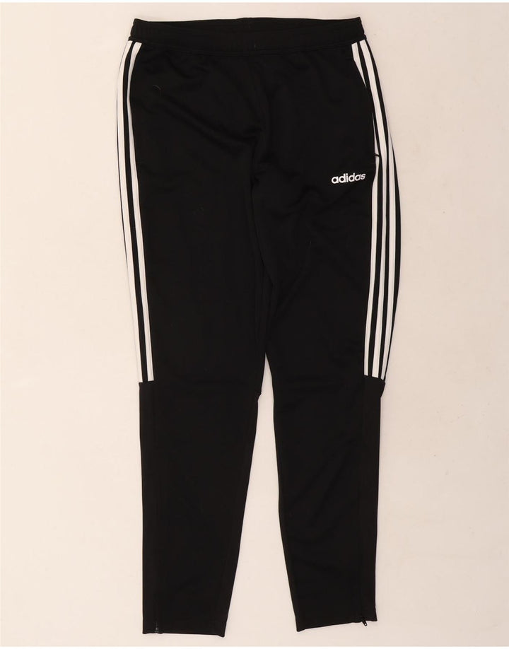 Pantaloni da tuta Adidas Climalite da uomo grandi in poliestere nero
