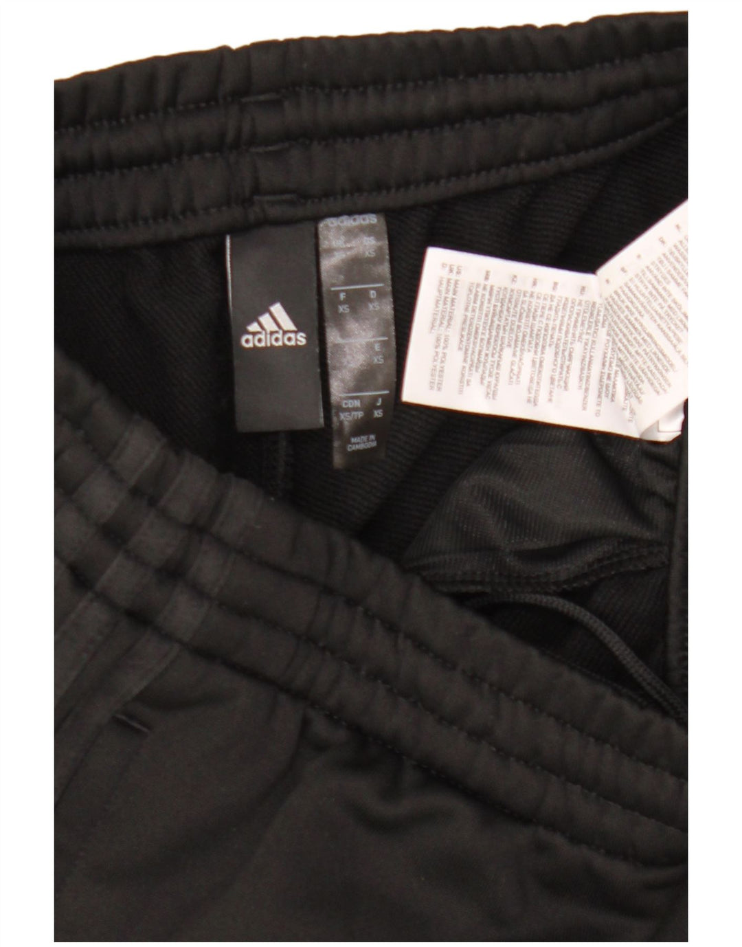 Pantaloni da tuta da donna Adidas XS neri in poliestere