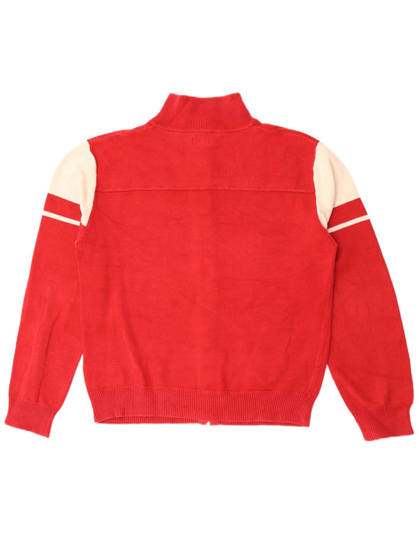 Maglione cardigan da uomo Levi's XL rosso color block