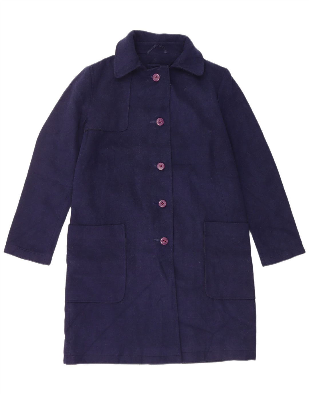 Cappotto da donna Marks & Spencer UK 10 piccolo blu navy