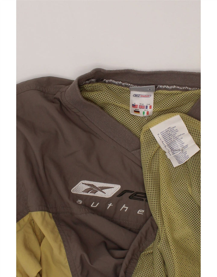 Maglietta Reebok da ragazzo con grafica pullover, 9-10 anni, colore grigio block