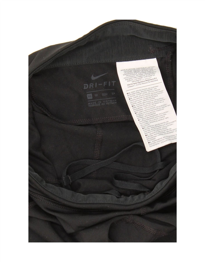 NIKE Womens Dri Fit Leggings UK 6 XS Black Polyester Vintage Nike and Second-Hand Nike from Messina Hembry 
