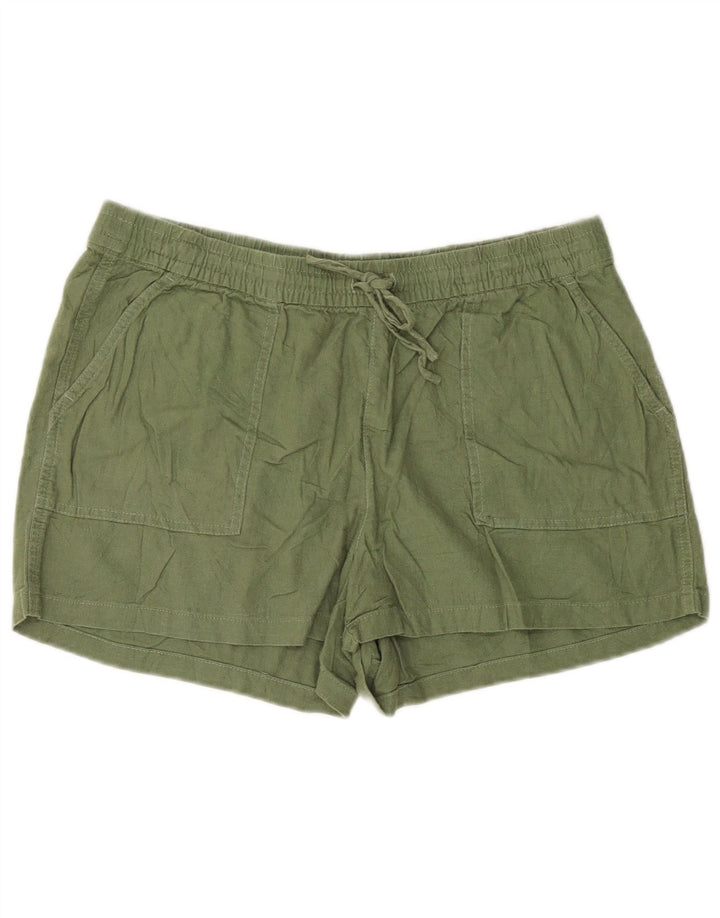 Pantaloncini chino da donna J. Crew medi W30 lino verde