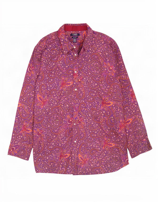 Camicia da donna Chaps UK 20 2XL Cotone Paisley viola