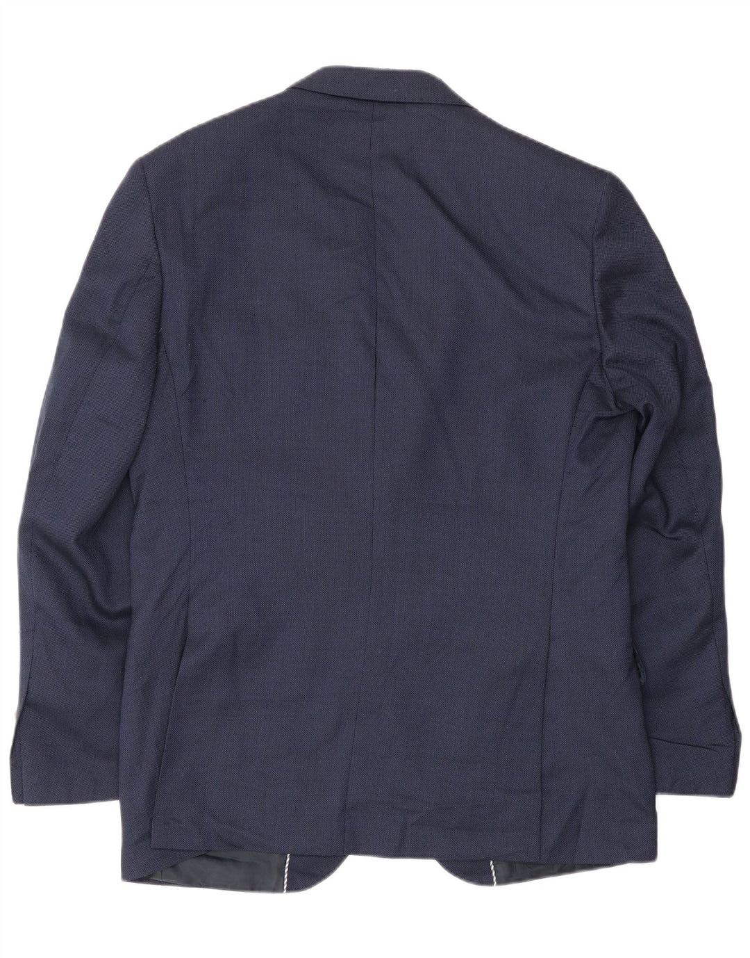 Giacca blazer a 2 bottoni da uomo Marks & Spencer UK 40 grande gessato blu navy