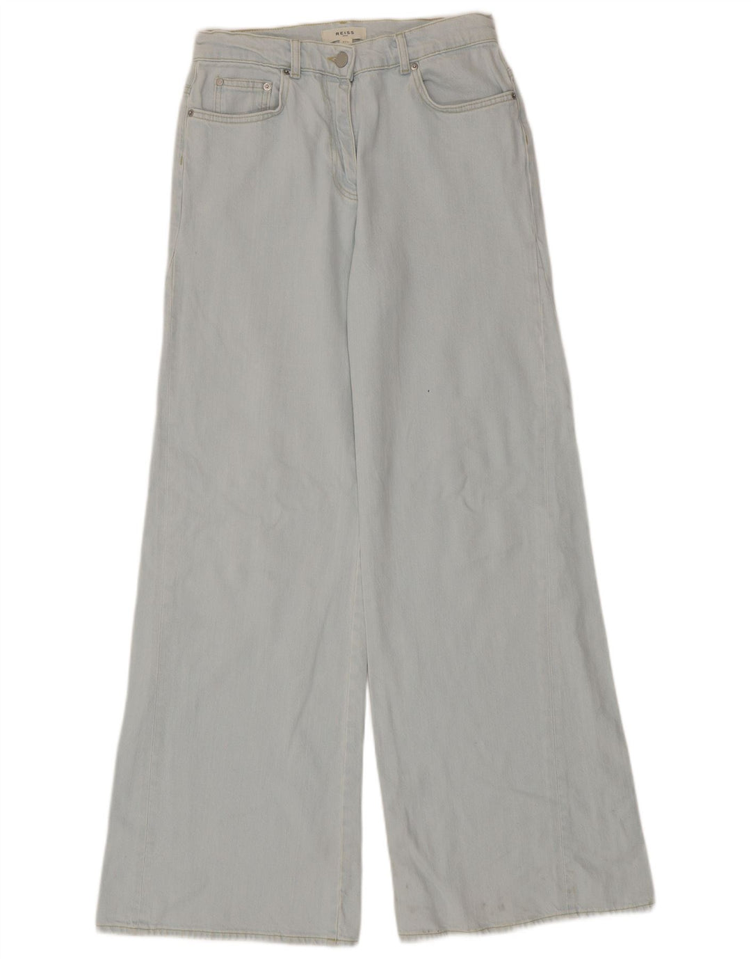 Jeans Reiss a gamba larga da donna W27 L35 cotone blu