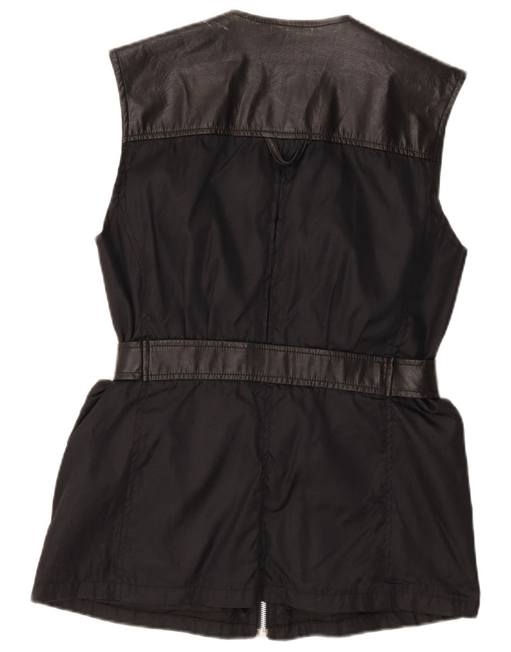 Gilet da donna di Cotton's Industries UK 14 medio nero in poliammide