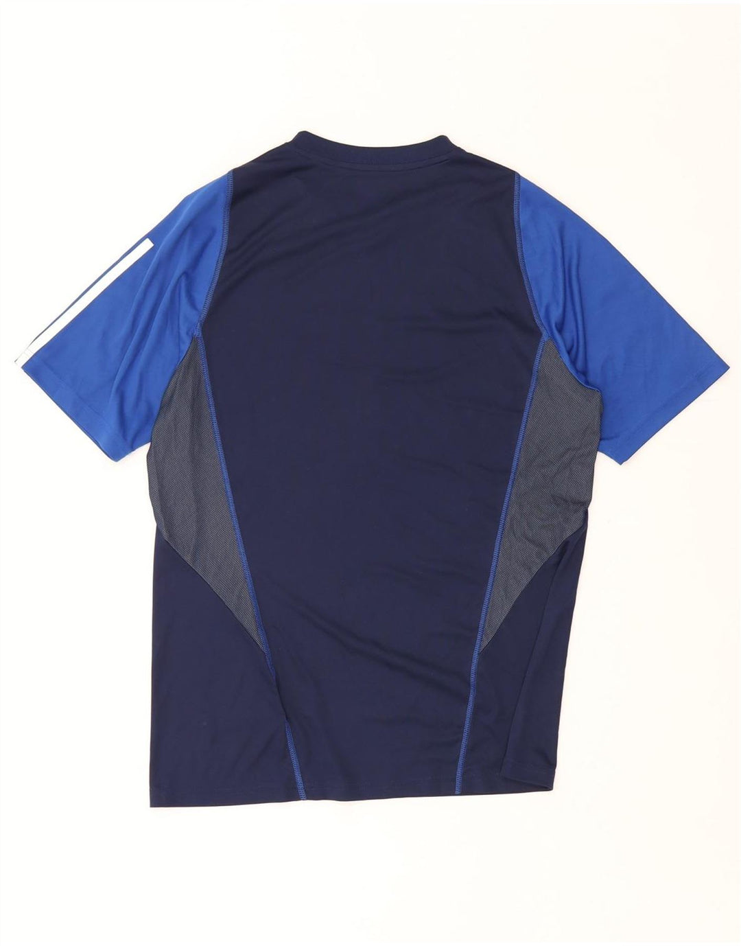 T-shirt ADIDAS da uomo Aeroready slim fit, color block medio blu navy