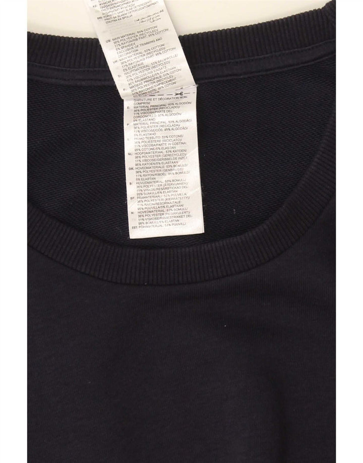 Felpa Adidas Uomo Maglione 2XL Blu Navy Cotone