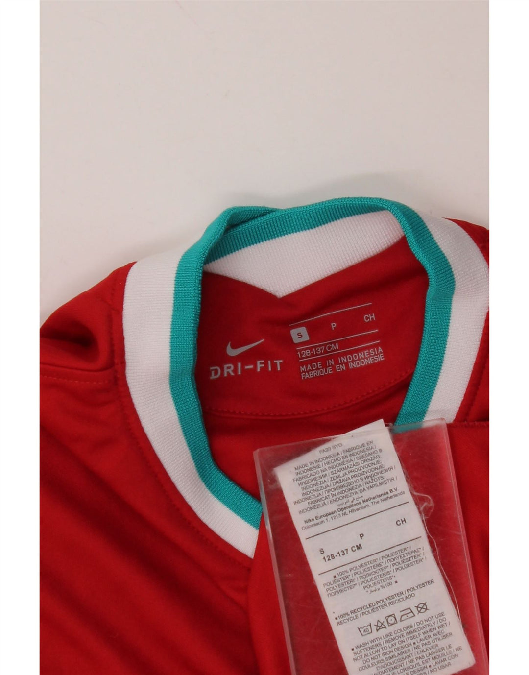 T-shirt grafica NIKE Liverpool per ragazzi, 8-9 anni, piccola, colore rosso