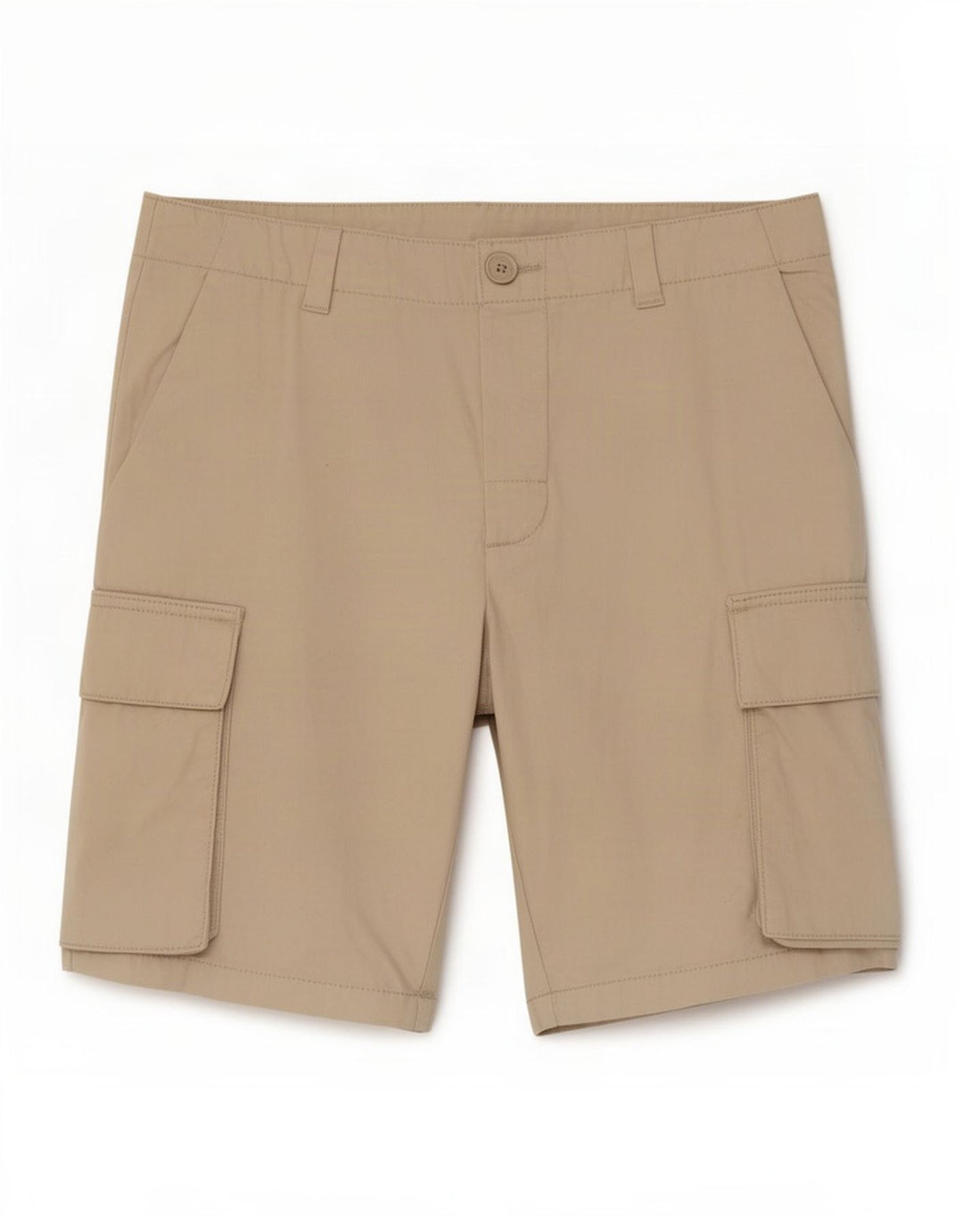 Pantaloncini cargo da uomo French Connection piccoli W29 in cotone beige