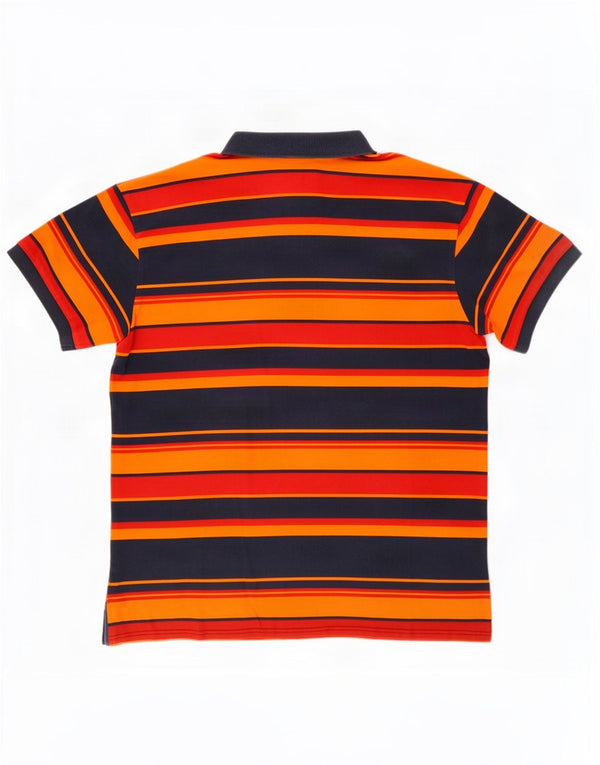 Polo da uomo Ellesse 3XL in cotone a righe multicolore