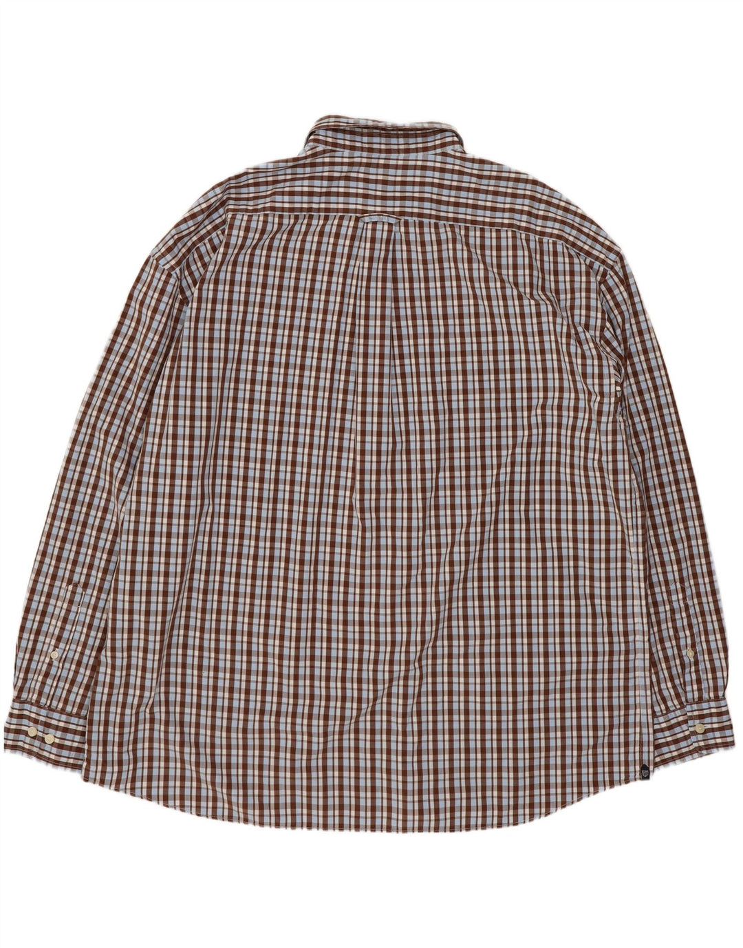 Camicia Gant da uomo vestibilità regolare 3XL cotone a quadri marrone