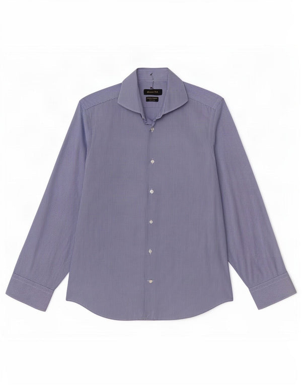 Camicia da uomo Massimo Dutti taglia 40 pied de poule blu medio
