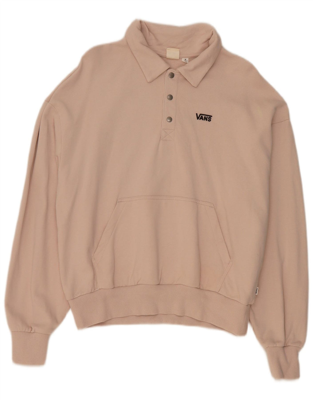 Felpa da uomo Vans con collo alto, maglione, cotone rosa medio