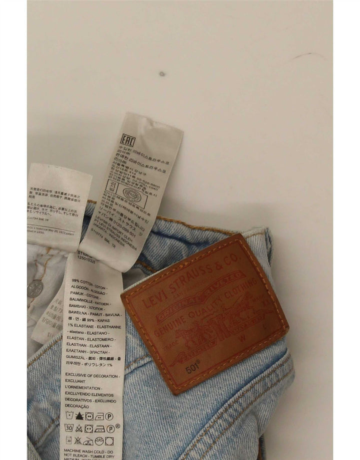 Jeans Levi's Uomo 501 Cropped W29 L26 Cotone Blu