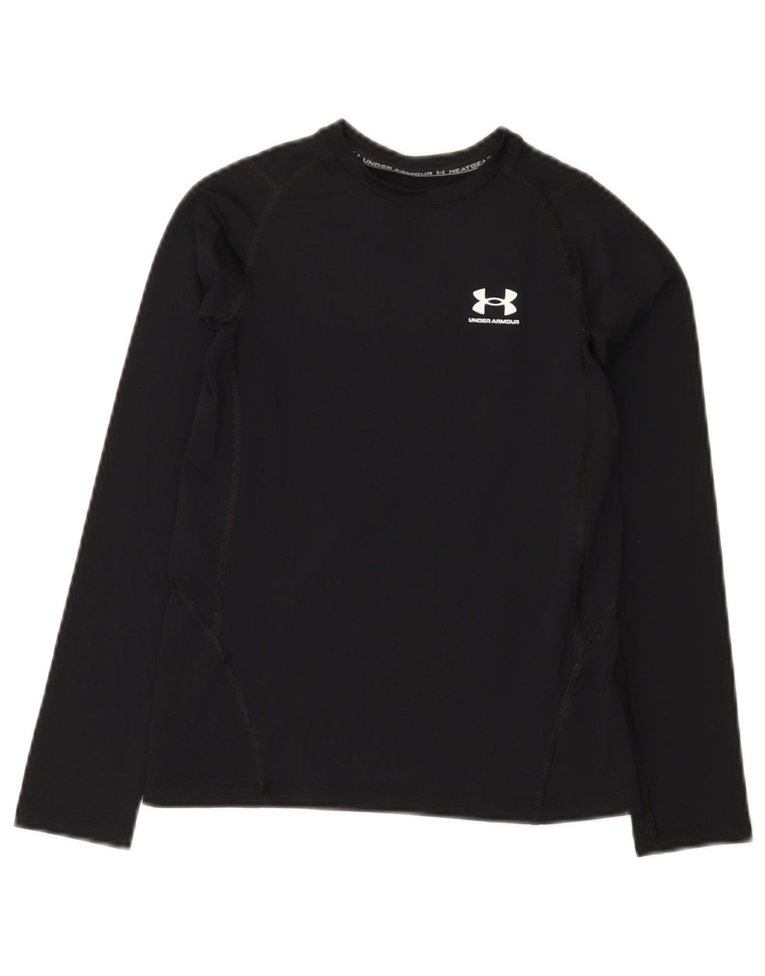 Under Armour Ragazzi Heat Gear Top manica lunga 9-10 anni medio nero