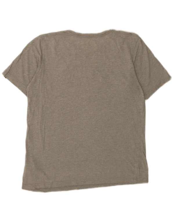 T-shirt grafica Quiksilver da bambino con vestibilità regolare, 15-16 anni, grigia chiazzata