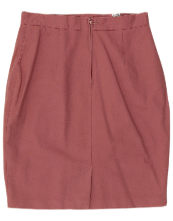 Gonna a tubino a vita alta da donna Benetton IT 48 XL W30 Lana rosa