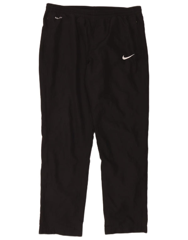 Nike Mens Dri Fit Tracksuit Trousers Large  Black Polyester