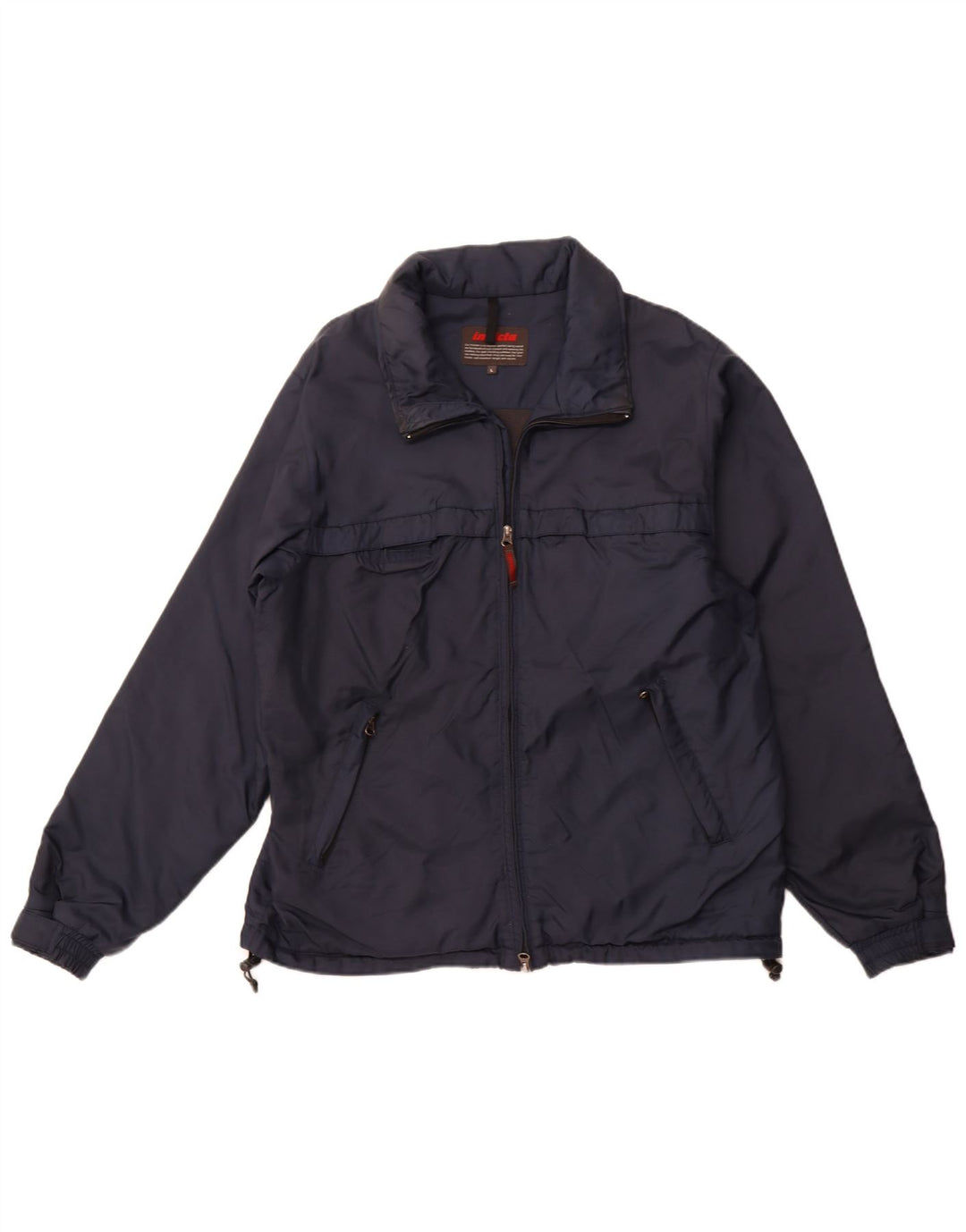 Giacca a vento da uomo INVICTA UK 40 Large in nylon blu navy